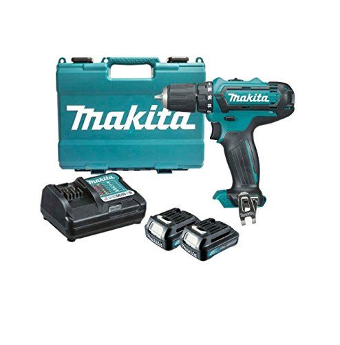 MAKITA DF333DWYE 12V DRIVER DRILL with Charger & 2 Pcs 1.5Ah Batteries,